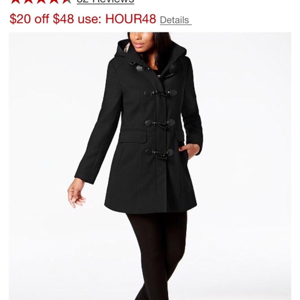 Tommy Hilfiger Hooded Toggle Coat